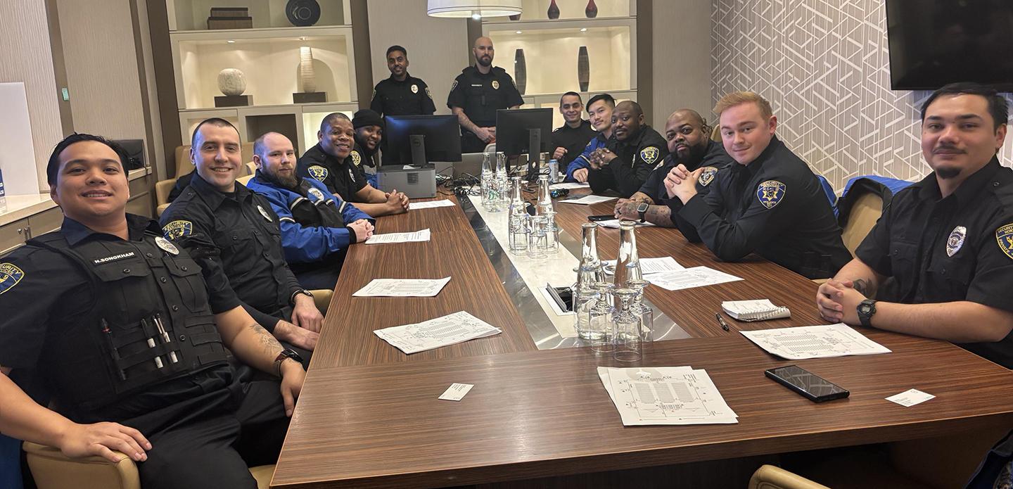 SSNW Officers sitting at table